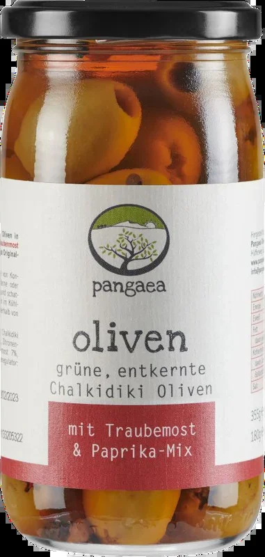 Premium Chalkidiki Oliven in Traubenmost & Pfeffer Mix-Marinade