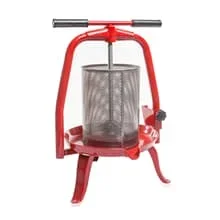 Presse lackiertes Gestell und 10 L Edelstahlkorb