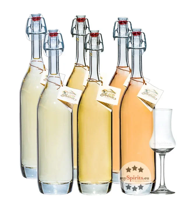 Prinz Alte Sorten Kombi – je 2 x 0,5l Alte Marille, Williamsbirne & Wald-Himbeere