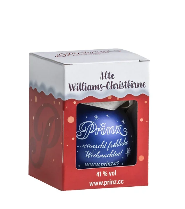 Prinz Christbaumkugel mit Alte Williams-Christ-Birne 4cl