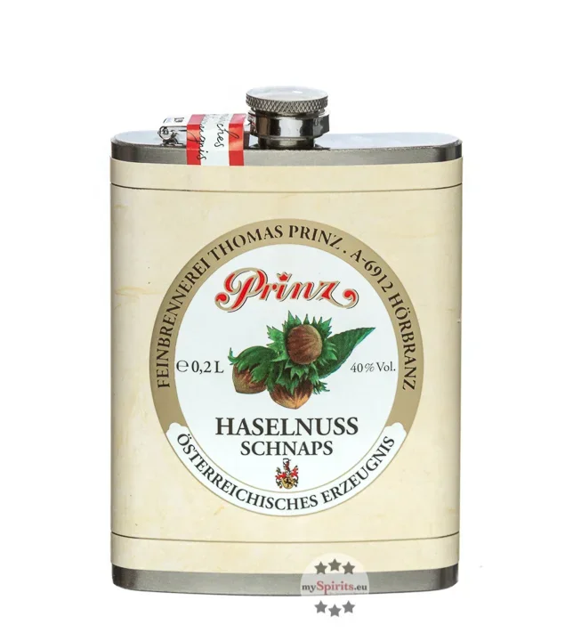 Prinz Flachmann Haselnuss-Schnaps 0,2l