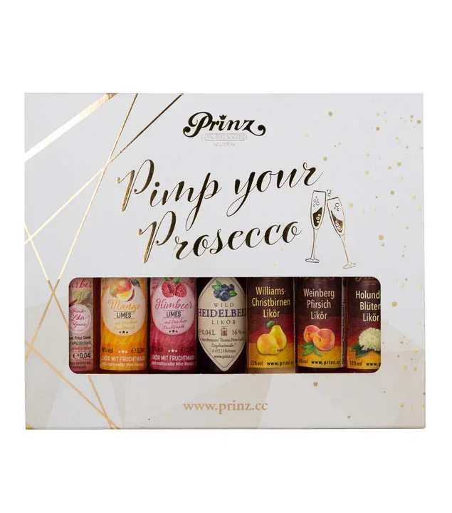 Prinz Geschenk-Set Pimp your Prosecco 7 x 4cl