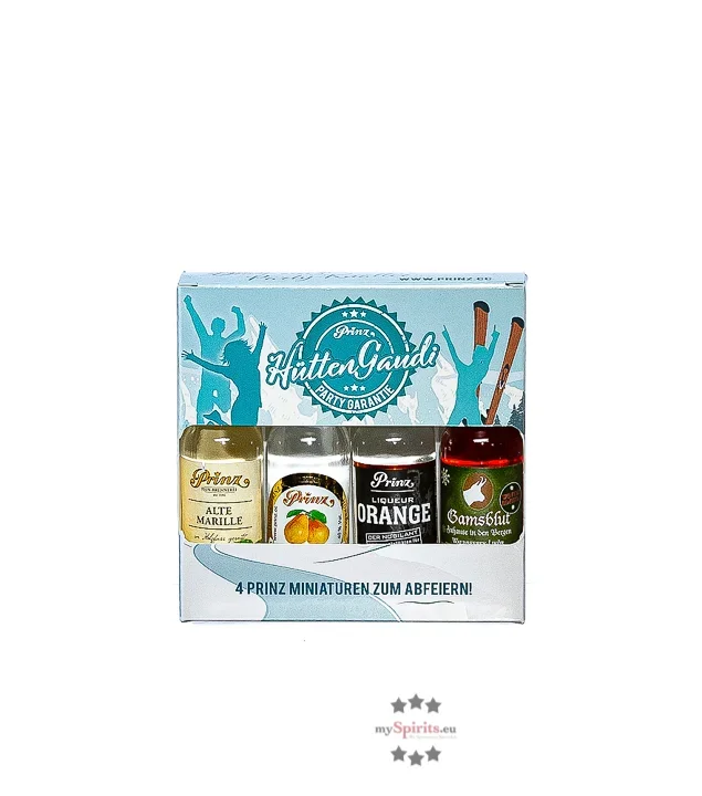 Prinz Geschenkset Hüttengaudi 4 x 2cl
