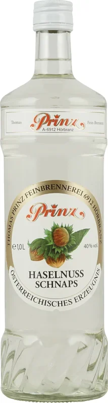 Prinz Haselnuss Schnaps 1 Liter 40 % Vol.