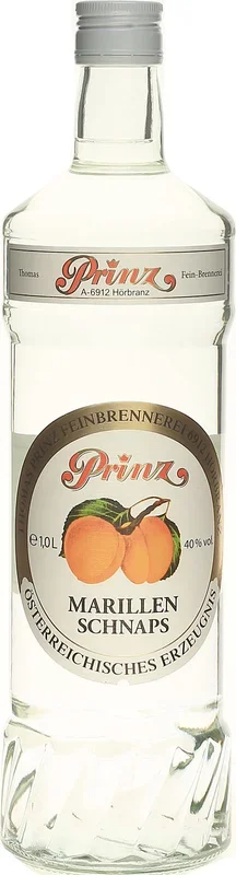 Prinz Marillen Schnaps 1,0 Liter 40 % Vol.