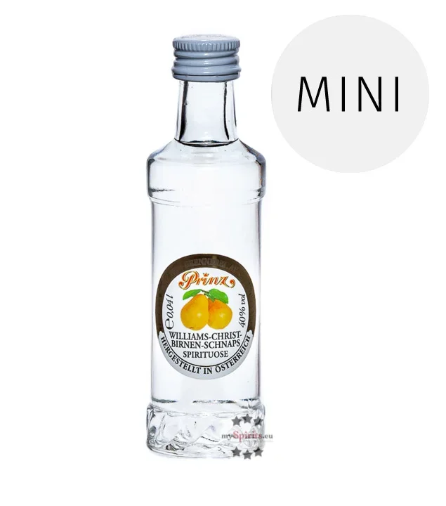 Prinz Williams-Birnen Schnaps Mini 4cl