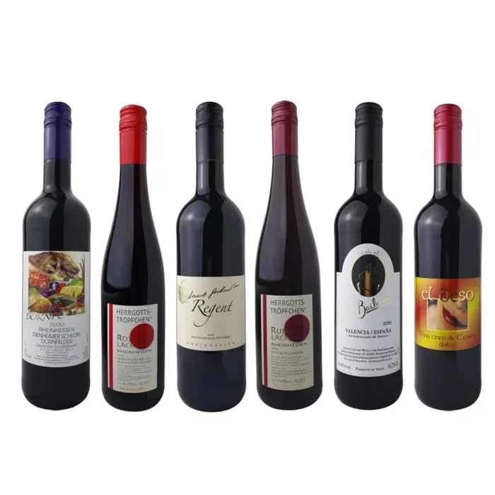 Probierpaket Rotwein lieblich | 6 Flaschen