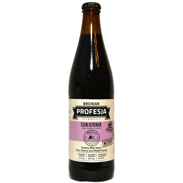 Profesja CUKIERNIK – Pastry Milk Stout – Wiśnia i Syrop Klonowy