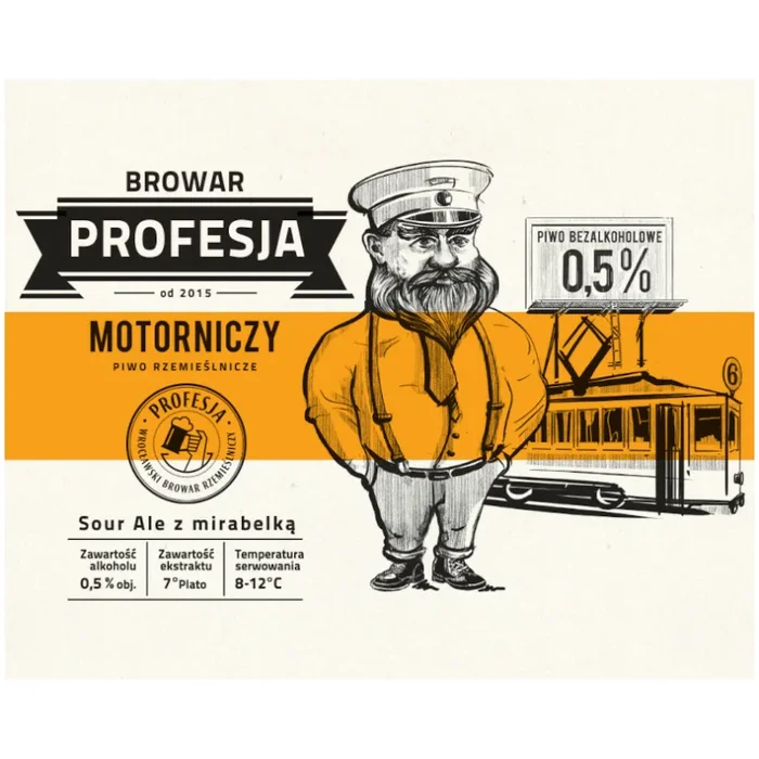 Profesja MOTORNICZY – Sour Ale z MIRABELKĄ