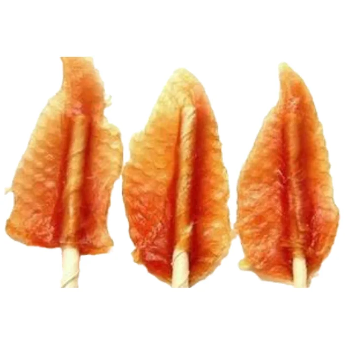Psie Przysmaki FILET Z PIERSI KURCZAKA NA WOŁOWYM PATYKU 500g