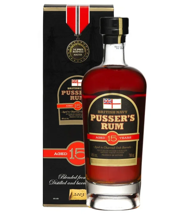 Pusser’s Rum 15 Jahre British Navy