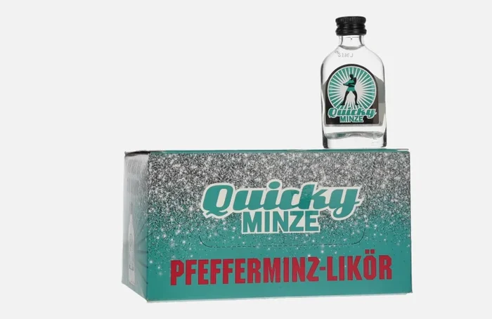 Quicky Minze Pfefferminzlikör 18% Vol. 20×0,02l