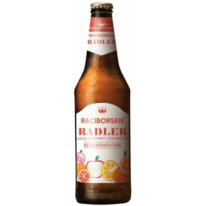 Raciborskie Radler Apfel Grapefruit Orange alkoholfrei