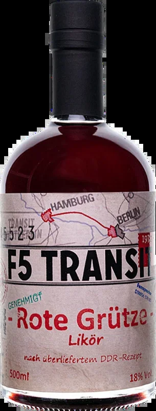 Red fruit jelly liqueur No. 5523 – F5-Transit – Transit schnapps