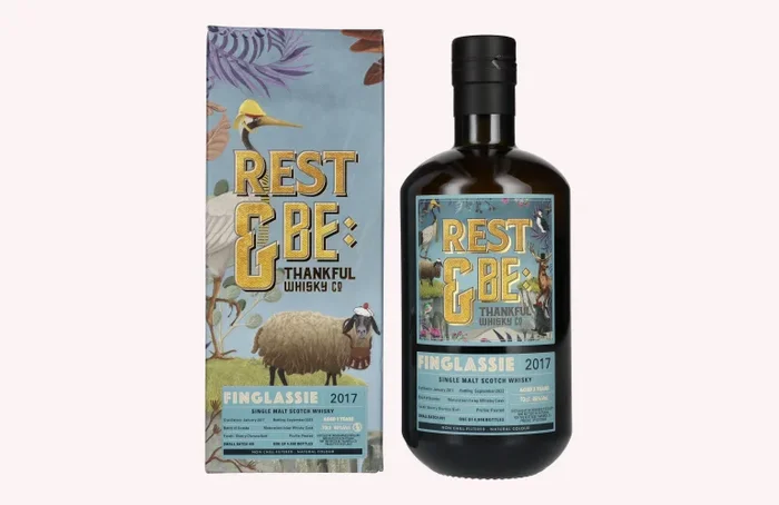 Rest & Be Thankful Finglassie 5 Years Old Single Malt 2017 46% Vol. 0,7l in Geschenkbox