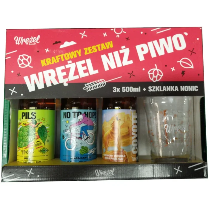 Rężel SET THAN BIER x4 BIER + GLAS