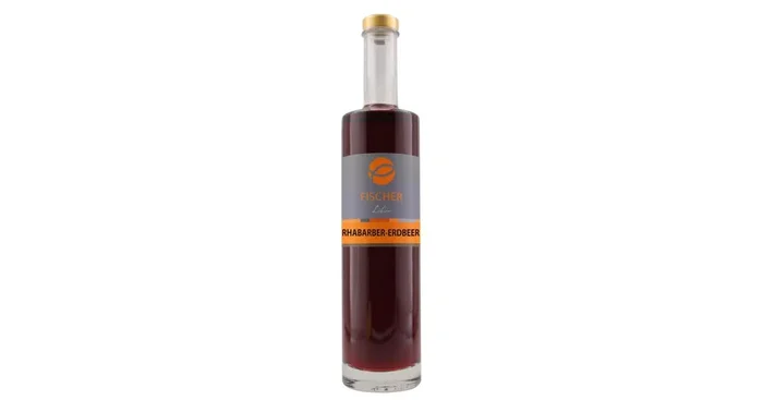 Rhabarber-Erdbeer-Likör
