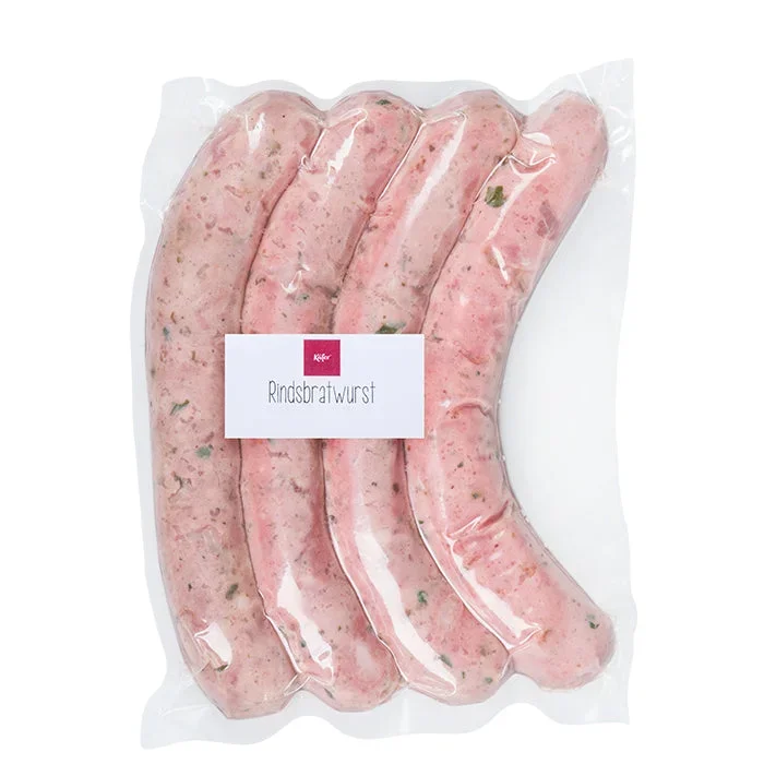 Rindsbratwurst, hausgemacht