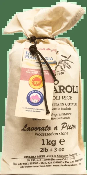Riseria Merlano Riso Carnaroli Baraggia 1kg