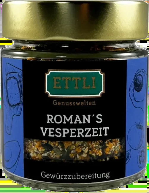 Roman’s Vesperzeit in a screw-top jar – spice preparation