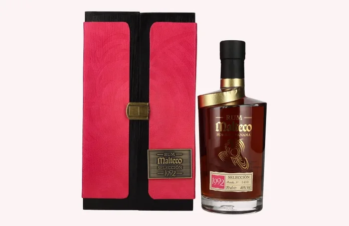Ron Malteco SELECCIÓN 1992 40% Vol. 0,7l in Holzkiste