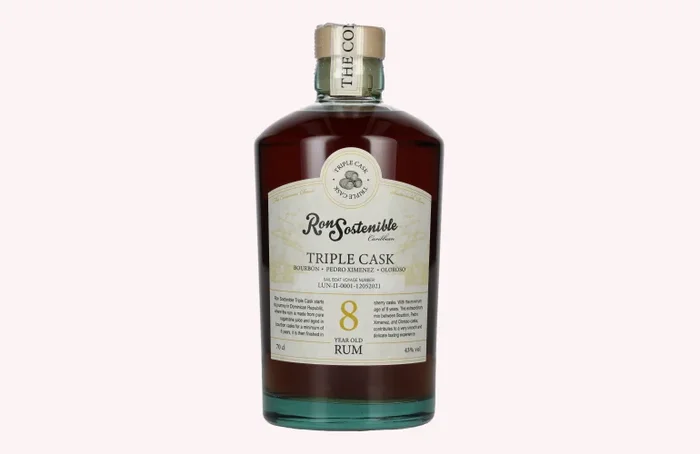 Ron Sostenible 8 Years Old Triple Cask Rum 43% Vol. 0,7l