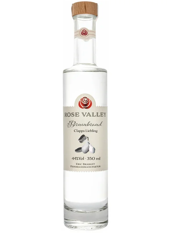 Rose Valley pear brandy Clapp’s favorite