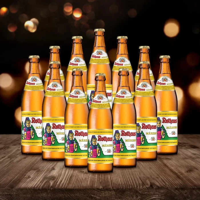 Rothaus German Märzen 500ml Bottles – 5.6% ABV (12 Pack)