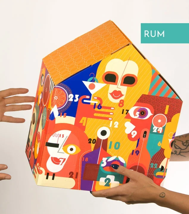 Rum Adventskalender Art Edition