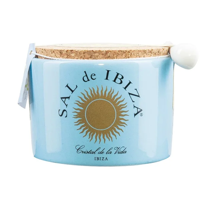 Sal de Ibiza | Fleur de Sel Mar Blau | Keramiktopf