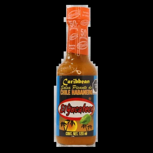 Salsa Habanero Caribbean El Yucateco 120ml (MHD 10-SEP-2025)