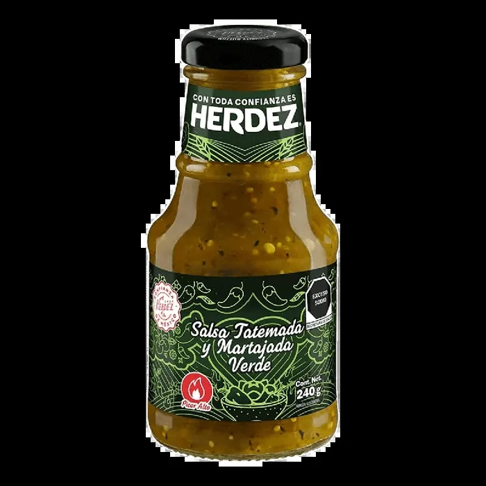 Salsa Tatemada y Martajada Verde (geröstet und gemörsert) Herdez 240g