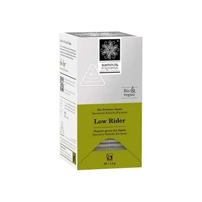 Samova Low Rider Express Bio Grüntee Box mit 20 Teebeutel