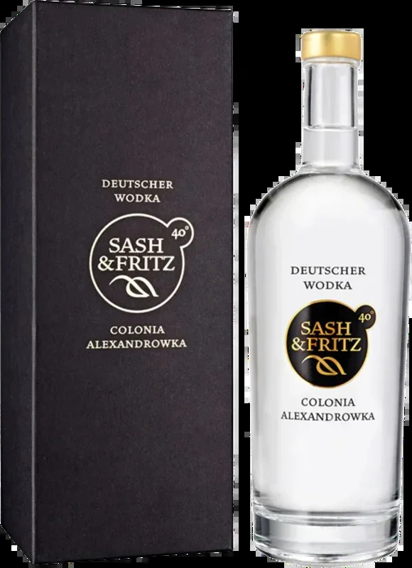 SASH & FRITZ Deutscher Wodka in Black Box