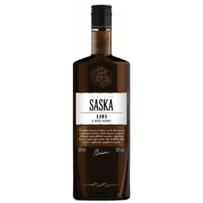 Saska Vodka Coffee with a hint of brandy 25% LIQUEUR 0.5L