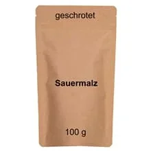 Sauermalz 100g-Pack geschrotet