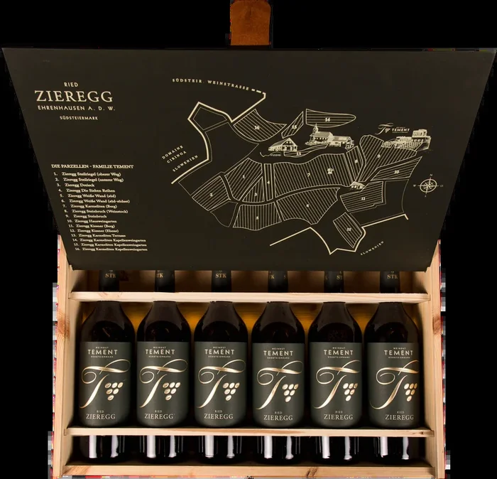 Sauvignon Blanc Ried Zieregg Parzellenkollektion 2020 in Holzkiste