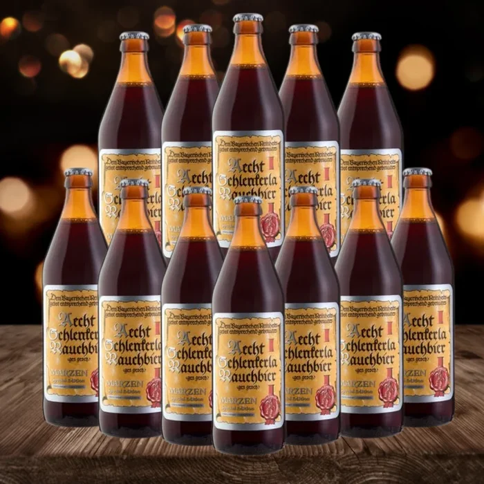 Schlenkerla UNFILTERED MÄRZEN German Smoked Lager 500 ml Bottles – ABV 5.1% (12 Pack)