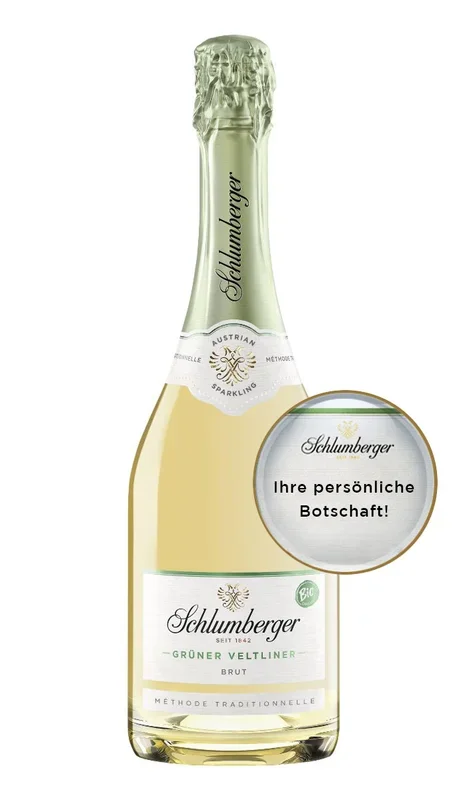 Schlumberger Grüner Veltliner BIO Brut Personalisierbar 0,75 L