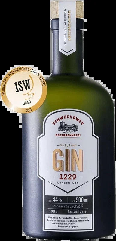 Schwechower Original GIN 1229 – London Dry Gin from Mecklenburg-Vorpommern