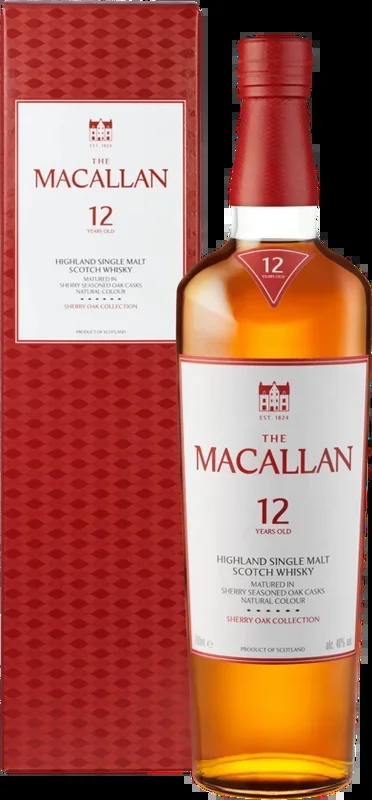 Scotch Whisky Single Malt Sherry Oak Cask 12 YO 0,7 Liter im Geschenkkarton