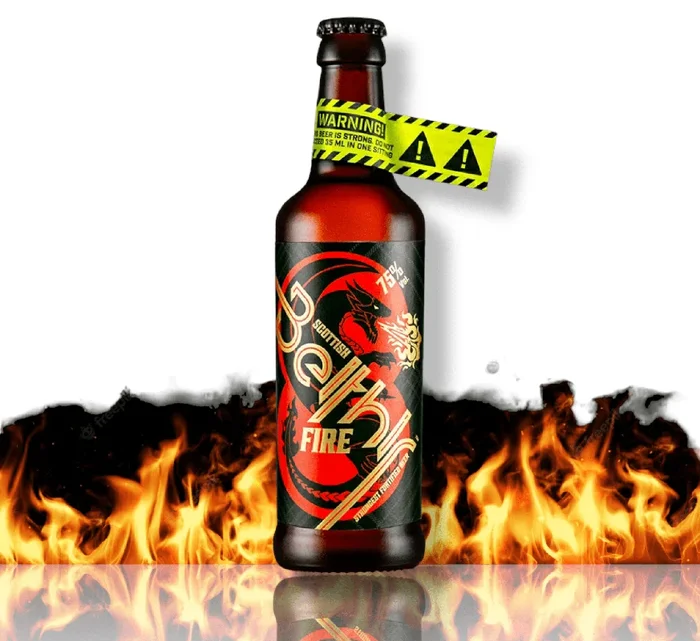 Scottish Beithir Fire™ Bier- Das stärkste Bier der Welt 330ml- 75% Vol.