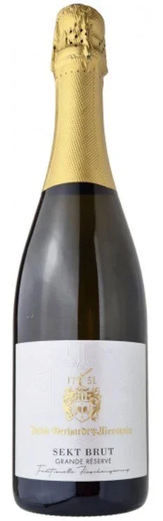 Sekt Brut Grande Réserve Jakob Gerhardt Traditionelle Flaschengärung
