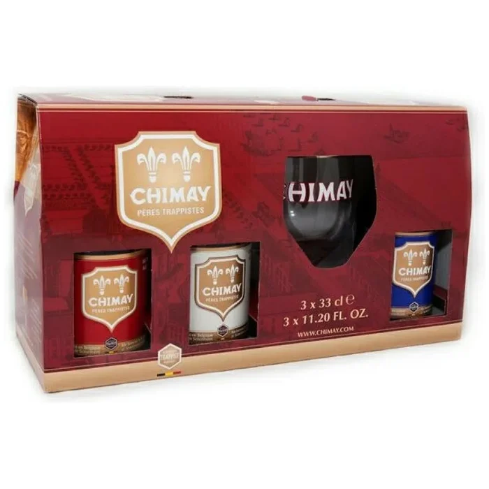 Set Chimay TRAPPIST (3x330ml + POKAL) – Belgium