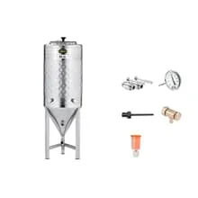 Set Edelstahl Konus Gärtank 60 Liter