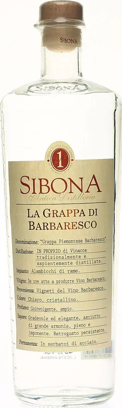 Sibona Grappa di Barbaresco 1,5 Liter 40 % Vol.