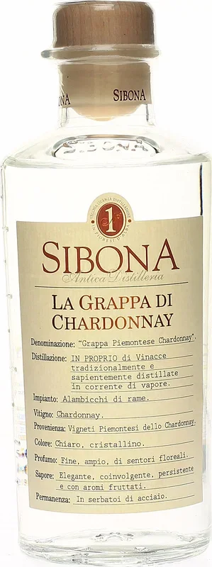 Sibona Grappa di Chardonnay 0,5 Liter 40 % Vol.