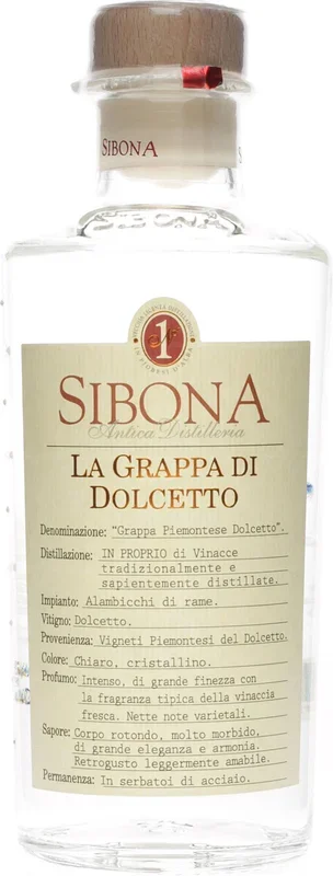Sibona Grappa di Dolcetto 0,5 Liter 40 % Vol.