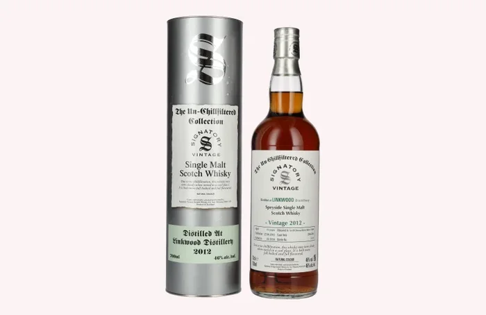 Signatory Vintage LINKWOOD 11 Years Old The Un-Chillfiltered 2012 46% Vol. 0,7l in Geschenkbox