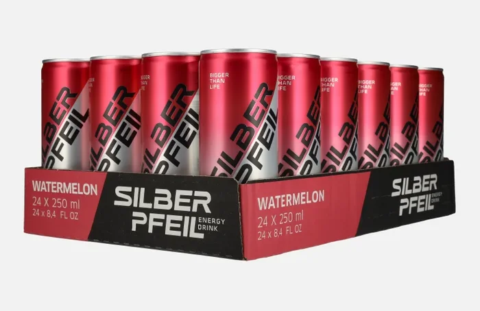 SILBERPFEIL Energy Drink WATERMELON 24×0,25l Dosen